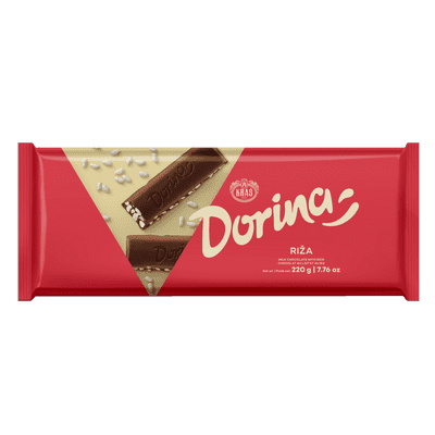 Kras Dorina Schokolade mit Puffreis - 220 g