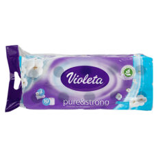 Violeta WC Papier 3-Lagig 10 Rollen Pure& Strong