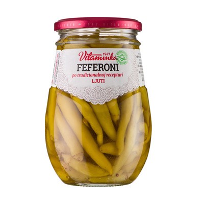 Vitaminka Pfefferoni scharf - 620 g