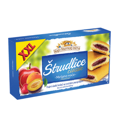 Zitoprerada Strudeln XXL mit Früchte mix - 378 g
