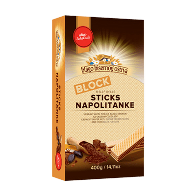 Zitoprerada Waffeln mit Kakao Posno - 400 g