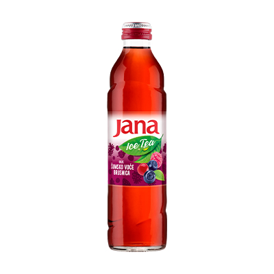 Jana Eistee - mit Waldbeerengeschmack im Glas - 0.33 l