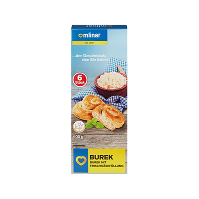 Mlinar Burek mit Käse - 600 g